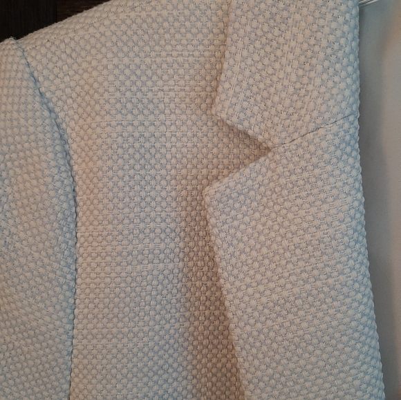 NWT Ann Taylor $169 Knit Twill Newbury Blazer in Texture, Size 8, Style # 607645 - Picture 7 of 11